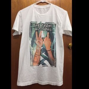 The Front Bottoms Band T Shirt White Unisex medium